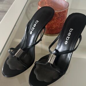 Bebe Women's Black Sandals